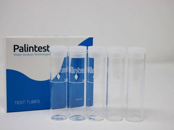 Palintest Tall Round Glass Test Vials PT595/5 Photometer Tube 10ml (5)