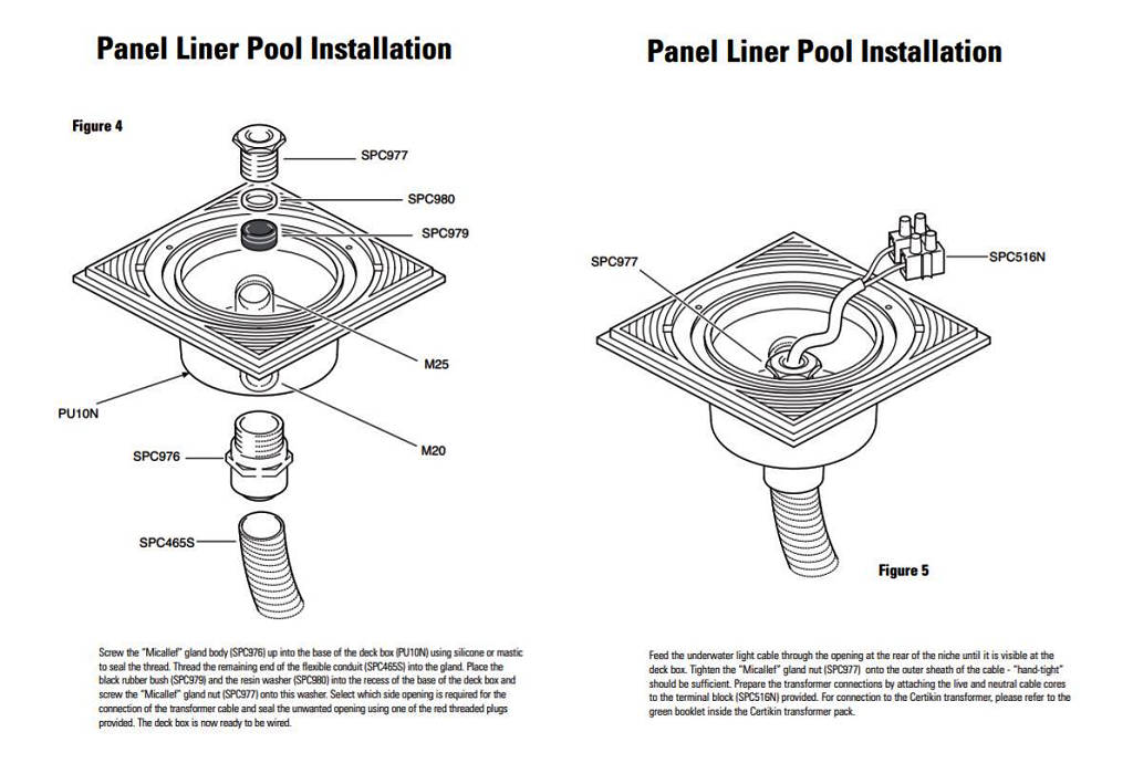 Certikin (PU9) LT LED Underwater Light - Liner Pools