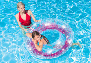 Intex Transparent Glitter Tube Lounger - Image 3
