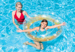 Intex Transparent Glitter Tube Lounger - Image 4