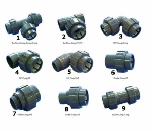 Grey Flex Fittings collection 700h V16 Flexipipe Socket Union,swimming pool plumbing,swimming pool pipework,pool flexipipe,flexpipe fitting,pool flexipipe fittings,pool plumbing