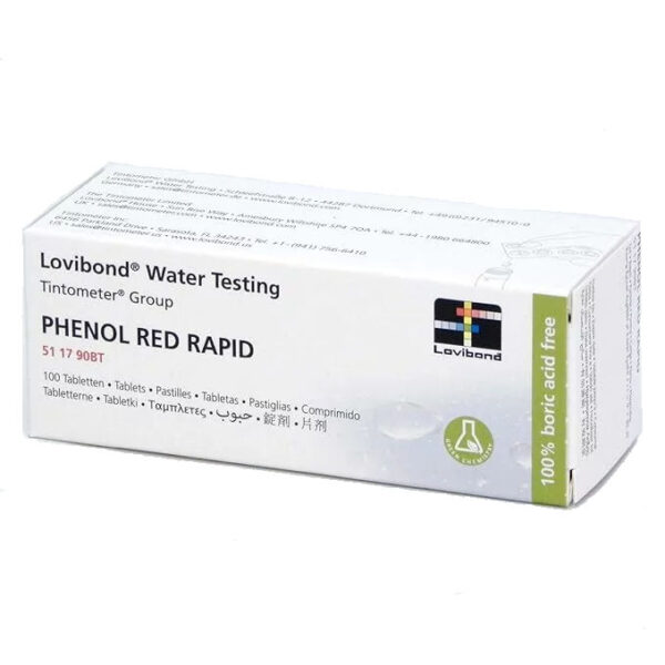 Lovibond Phenol Red Rapid Test Tablets 511791BT (250)