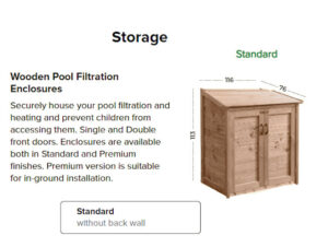 Blue Lagoon Wooden Pool - 5.63m L x 3.52m W x 1.24m Deep - Image 5