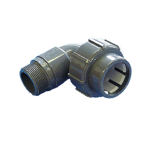 FlexiPipe Male Thread to Compression 90آ° Elbow 50mm - 5