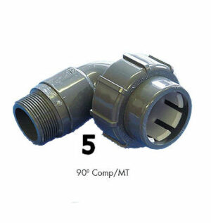 FlexiPipe Male Thread to Compression 90آ° Elbow 50mm - 5 - Image 2