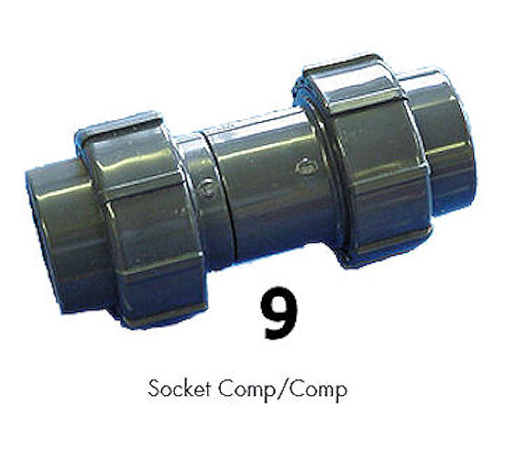 FlexiPipe Compression Union - 9