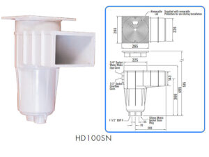 hd100snlarger500hv10 swimming pool flow fittings,flow fittings,return eyeball inlets,pool vacuum points,grill inlets,swimming pool drains,pool mouth skimmers,swimming pool fittings,pool accessories