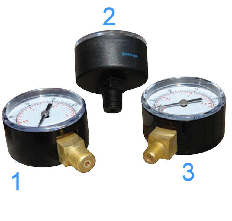 Swimming Pool Sand Filter Pressure Gauges