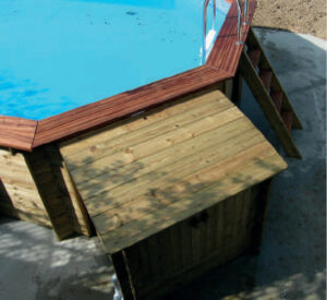 Plastica Wooden Pool Filtration Enclosure - Image 2