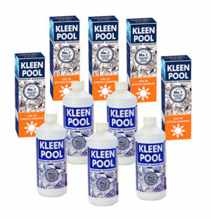 Kleen pool 10xbottles 600h v23 Pool Chemicals, swimming pool chemicals, chlorine, bromine, water test kit, pool water test kits, ph balance testing, water testing, swimming pool water test kits, chlorine granules, shock treatment, swimming pool chlorine, pool chlorine, bromine tablets, swimming pool, pool