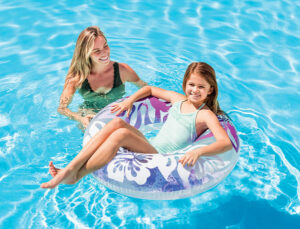 Intex Clear Tropical Tube - 36" Diameter Purple