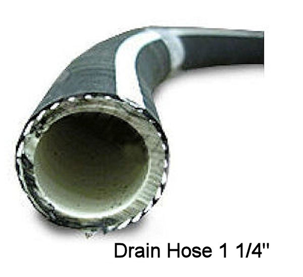 HygroMatik - Drain Hose E-2420423 1 1/4" Diameter - 1m