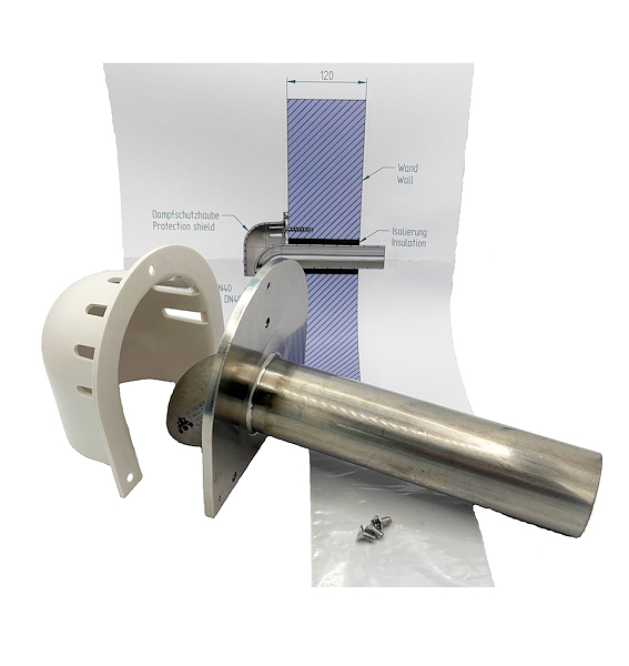 HygroMatik - Steam Bath Nozzle with Sheild B-2604105