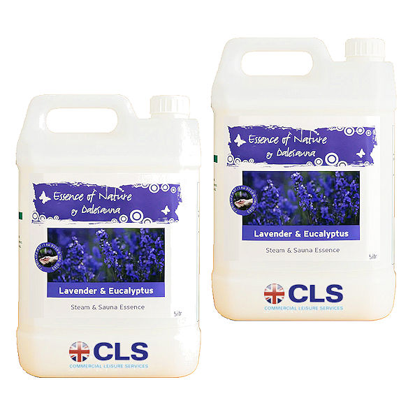 Essence Of Nature Steam and Sauna Milk Lavender & Eucalyptus - 2 x 5ltr Box Qty